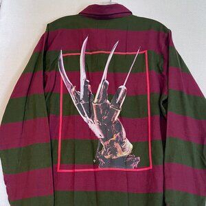 Freddy Krueger Claw Flannel Shirt A Nightmare on Elm Street Med Halloween Horror